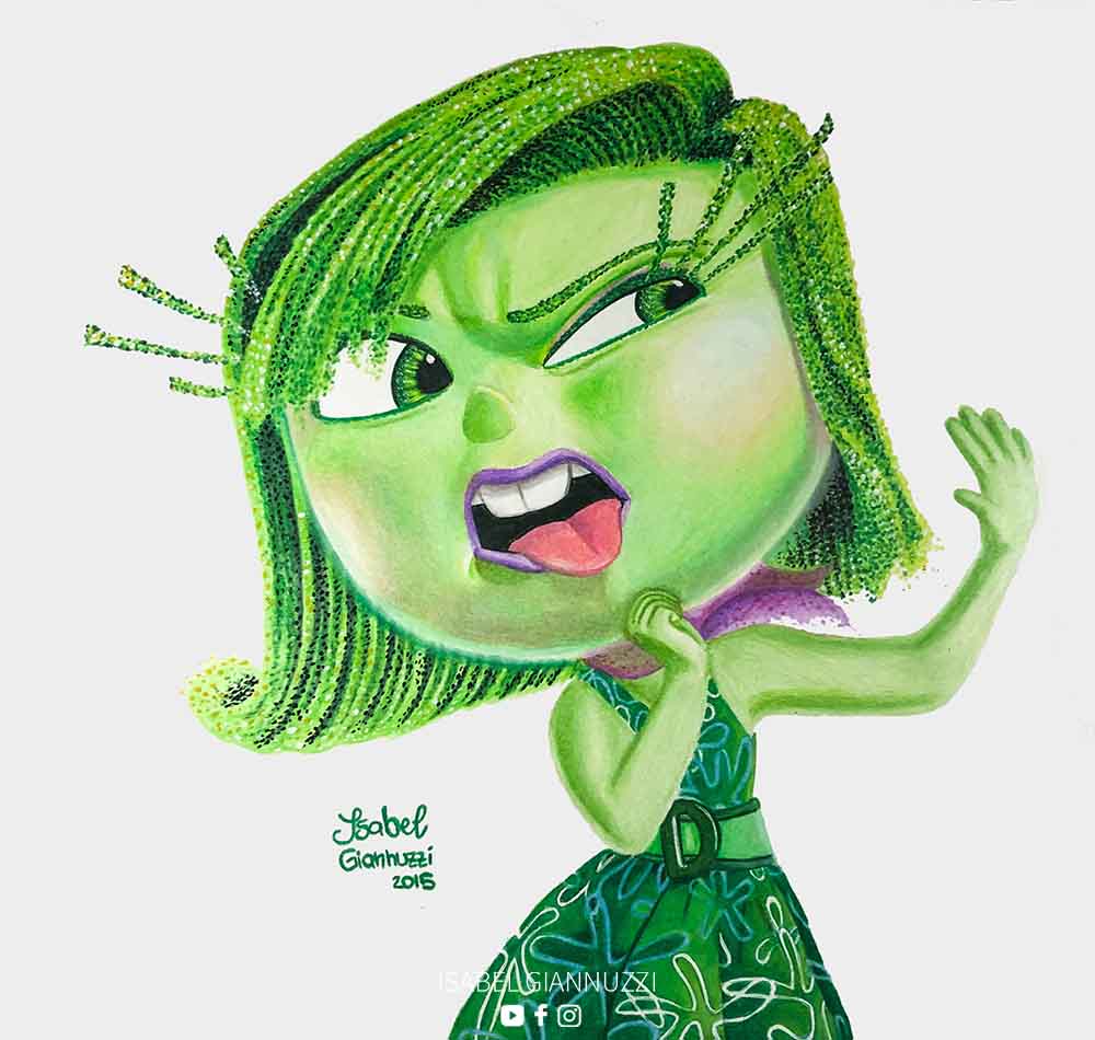 Drawing Disgust Inside Out