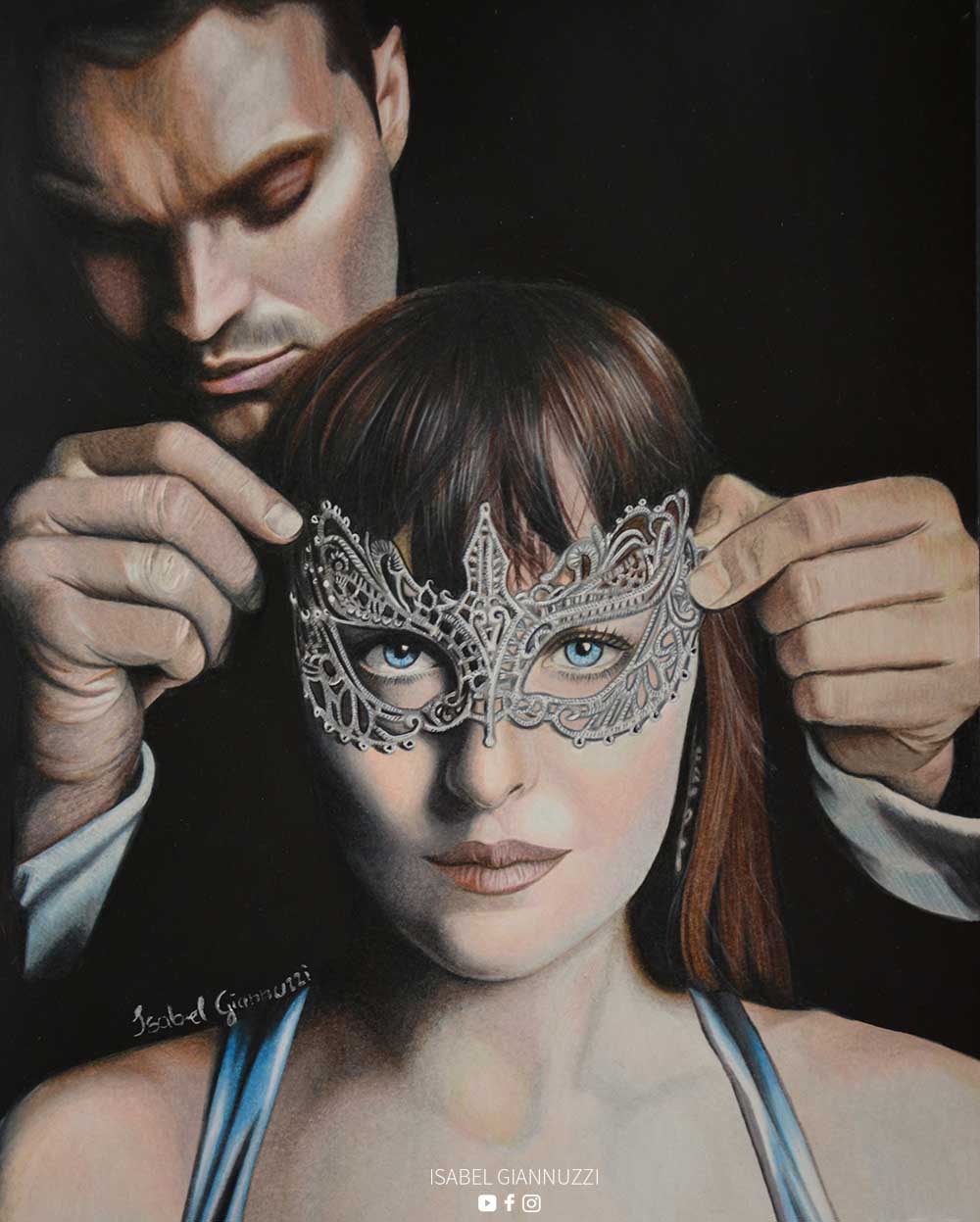Drawing Fifty Shades Darker by Isabel Giannuzzi